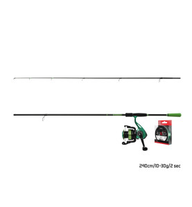Delphin GreenSPIN set 2.40m | štap + rola + najlon