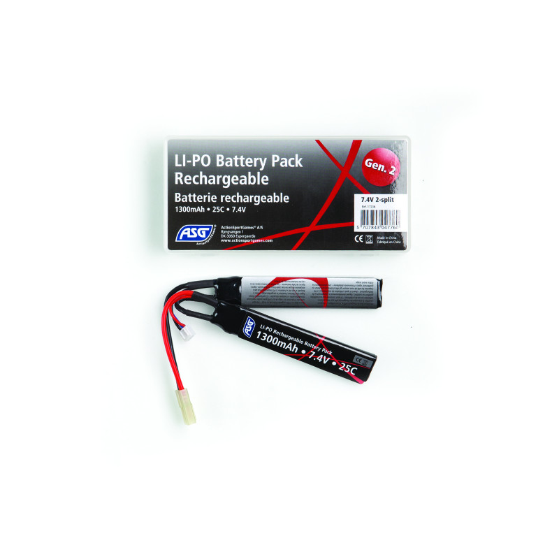 ASG LI-PO airsoft baterija | 7.4V | 1300mAh