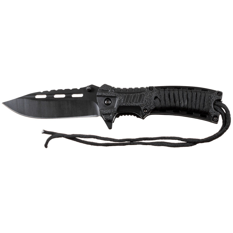 Fox Outdoor Blackrope preklopni nož s kremenom | 21.5cm Fox Outdoor Blackrope preklopni nož s kremenom | 21.5cm