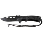 Fox Outdoor Blackrope preklopni nož s kremenom | 21.5cm
