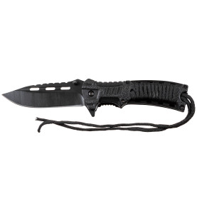 Fox Outdoor Blackrope preklopni nož s kremenom | 21.5cm