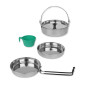 Mil-tec INOX set posuda za kuhanje 4/1 | za 1 osobu