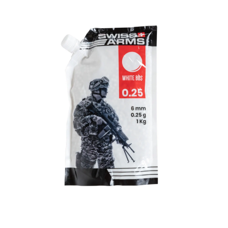 Swiss Arms airsoft kuglice | 0.25g | 1kg