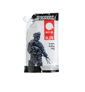 Swiss Arms airsoft kuglice | 0.25g | 1kg