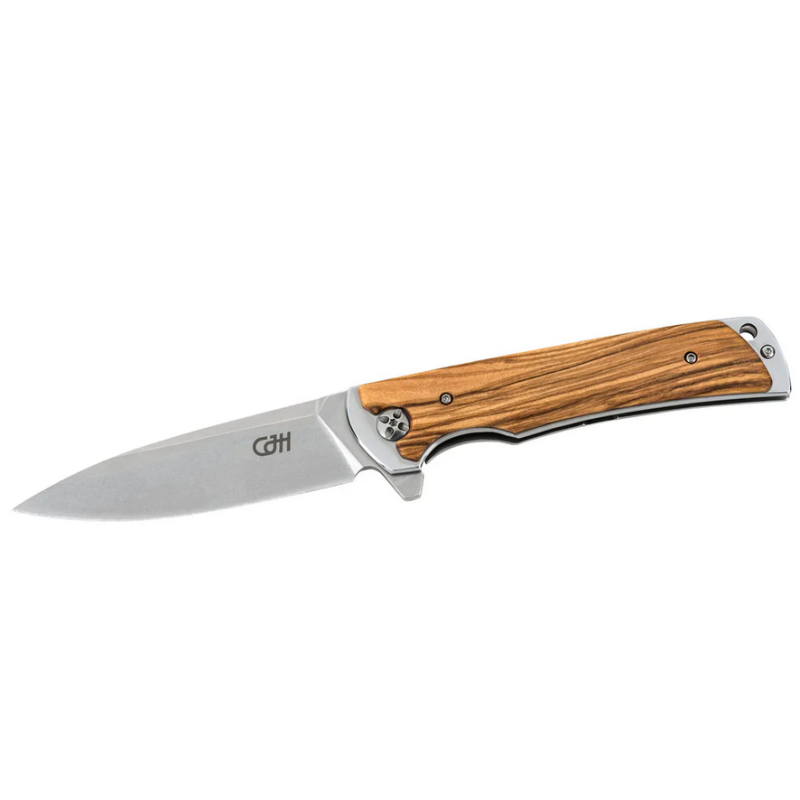 CJH lovački preklopni nož | maslina | 23cm