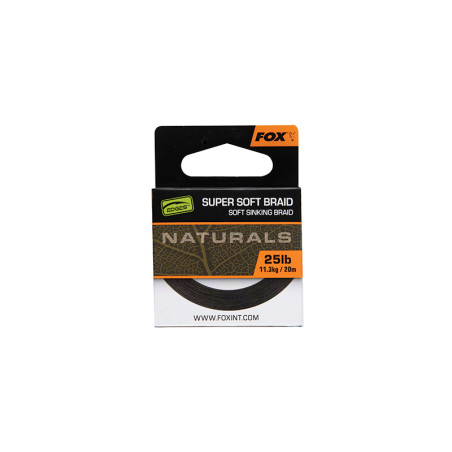 Fox EDGES™ Naturals Super Soft upredenica za predveze | 20m