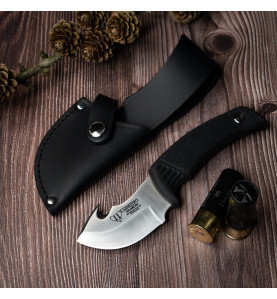 Cudeman HAAKON (137-H) skin fiksni nož | black | 18 cm