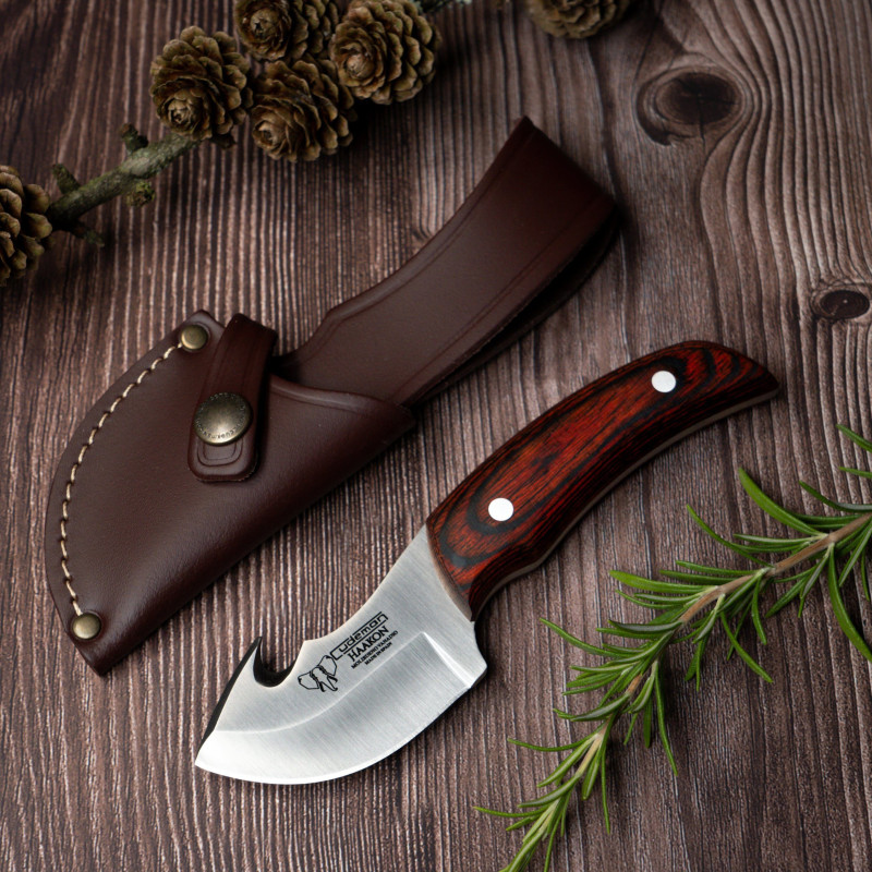 Cudeman HAAKON (137-R) skin fiksni nož | red wood | 18 cm Cudeman HAAKON (137-R) skin fiksni nož | red wood | 18 cm