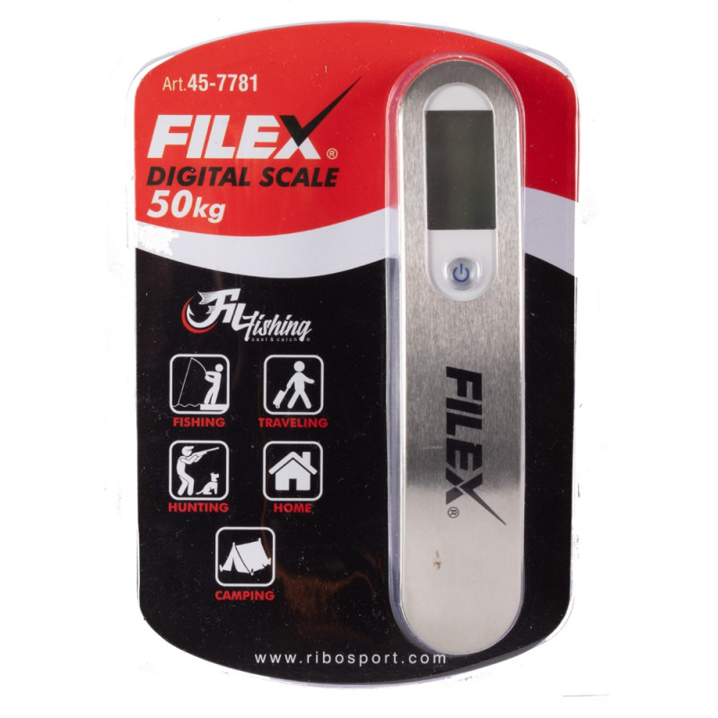 Digitalna vaga za ribolov Filex 7781 do 50kg Digitalna vaga za ribolov Filex 7781 do 50kg