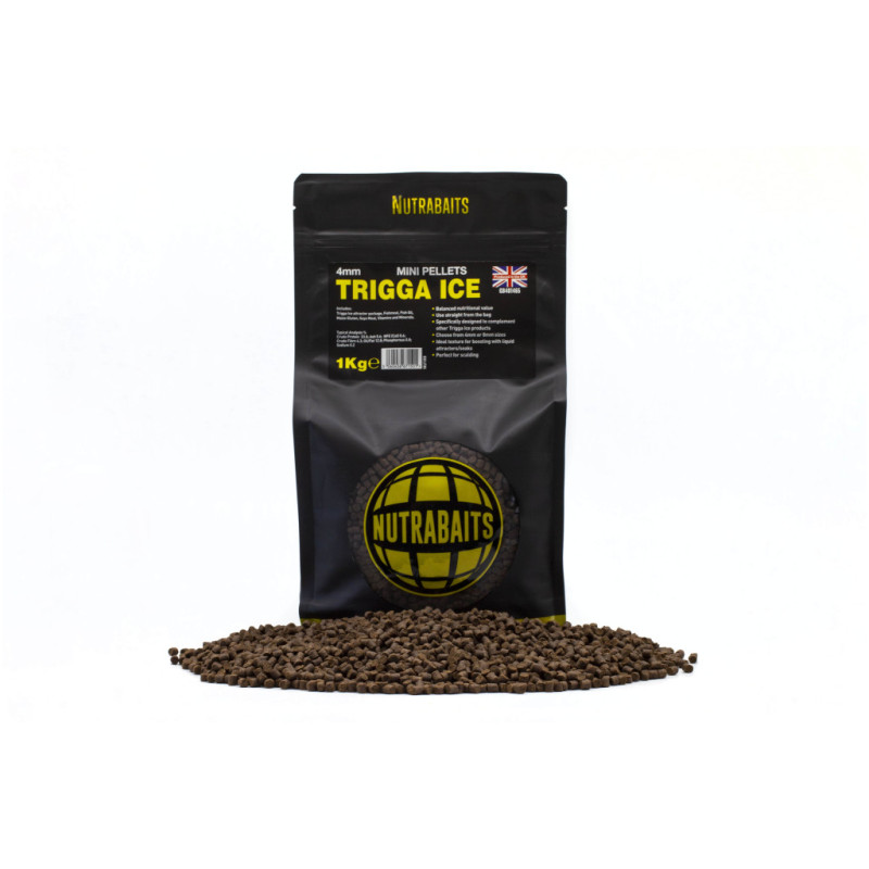 Nutrabaits Trigga ICE peleti | 4mm | 1kg