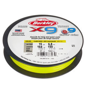 Berkley X9 hi vis upredenica | 150m