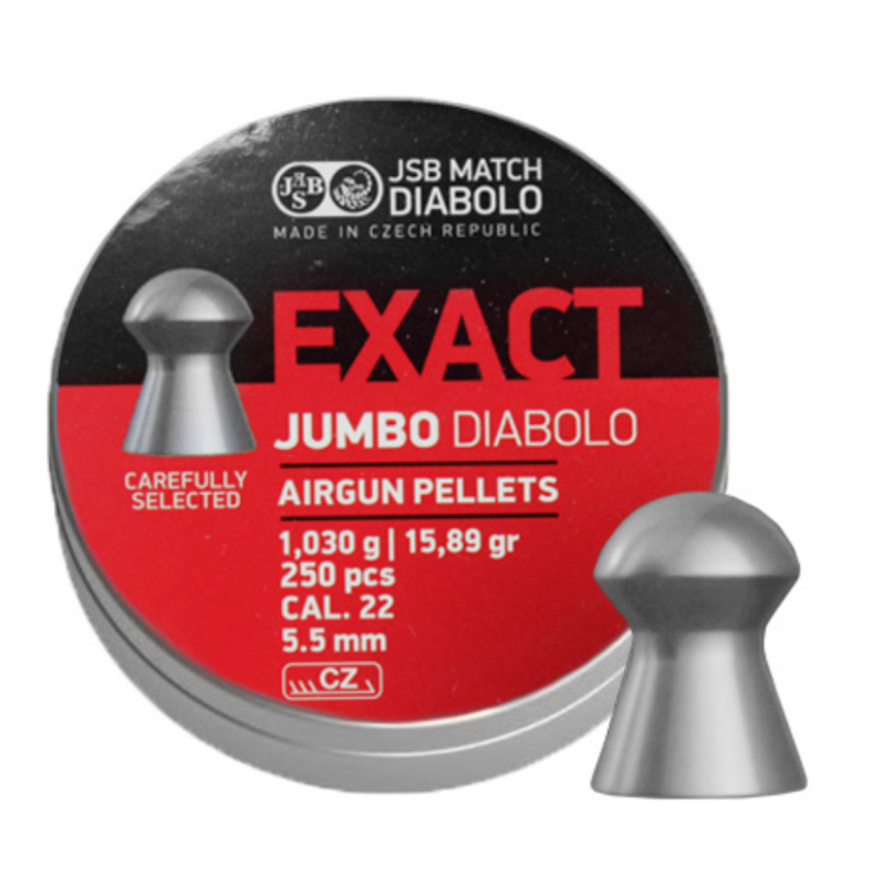 JSB EXACT Jumbo diabole 5,51mm | 250kom