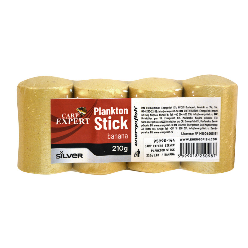 Carp Expert PLANKTON stick tablete za tolstolobika | banana | 4 komada Carp Expert PLANKTON stick tablete za tolstolobika | banana | 4 komada