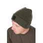 Fox Collection pletena zimska kapa | green & black