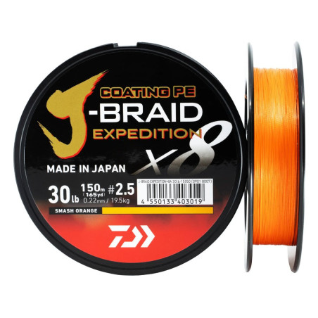 Daiwa EXPEDITION X8 upredenica | 150m | orange