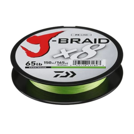 Daiwa J-BRAID X8 upredenica 150m | chartreuse