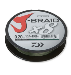 Daiwa J-BRAID X8 upredenica 150m | dark green