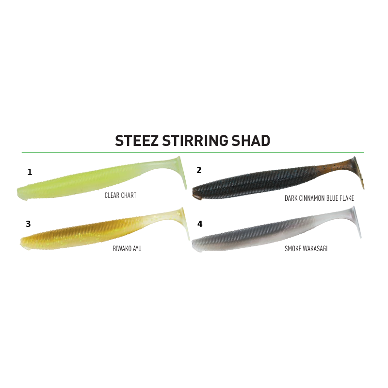 Daiwa Steez Stirring Shad silikonska varalica | 6/1