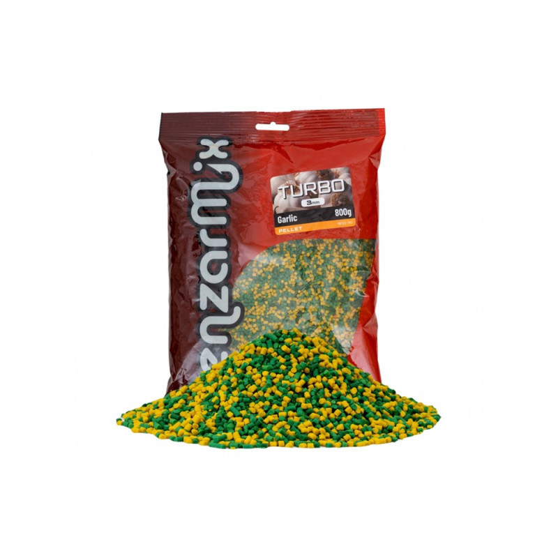 Benzar Mix Turbo Češnjak pelete 3mm | 800g