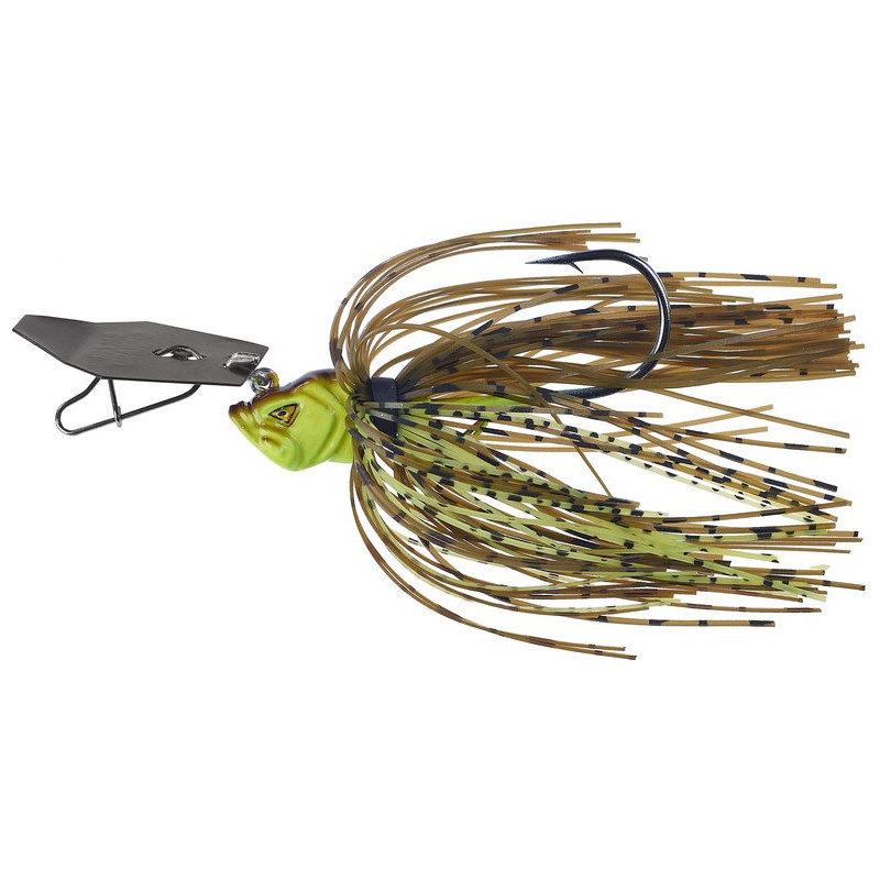 Balzer SHIRASU Evil Chatter bait varalica | 5/0 | 10g | green pumpkin/chartreuse