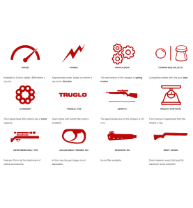 Crosman Copperhead 900 4,5mm | 274m/s