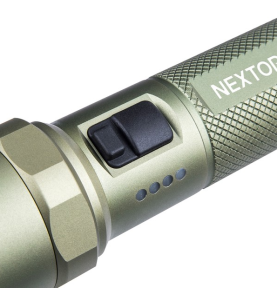 Nextorch P80 One-step Strobe punjiva lampa | olive green | 1300lm