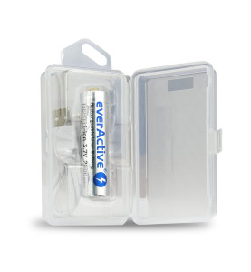 EverActive 18650 micro USB punjivi baterijski uložak | 3.7V | 2600mAh