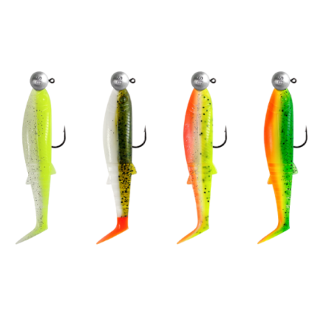 Savage Gear CANNIBAL Shad Darkwater mix | 8cm  | 4 komada