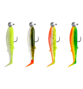 Savage Gear CANNIBAL Shad Darkwater mix | 8cm  | 4 komada