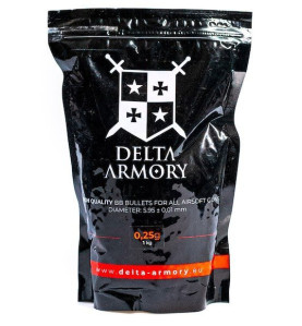 Delta Armory airsoft kuglice | 0.25g | 1kg