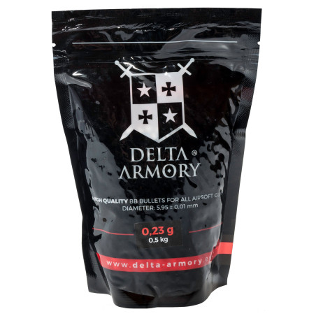 Delta Armory airsoft kuglice | 0.23g | 0.5kg