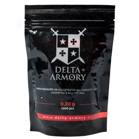 Delta Armory airsoft kuglice | 0.20g | 1000 komada