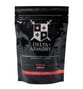 Delta Armory airsoft kuglice | 0.20g | 1000 komada