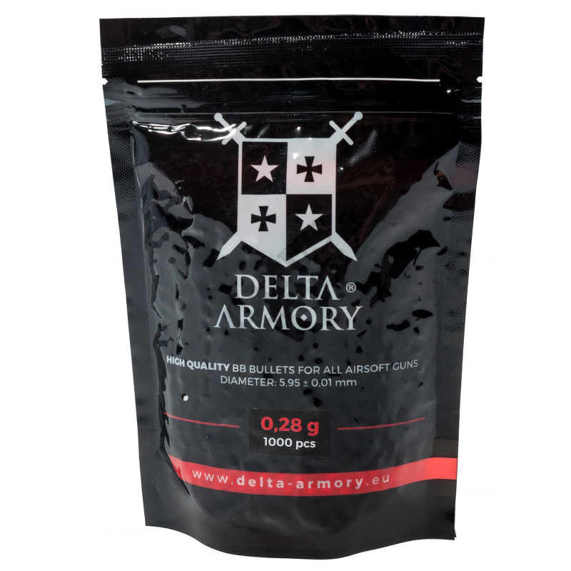 Delta Armory airsoft kuglice | 0.28g | 1000 komada