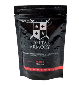 Delta Armory airsoft kuglice | 0.28g | 1000 komada