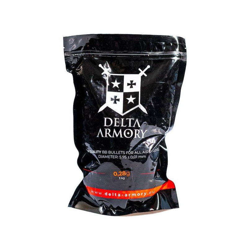 Delta Armory airsoft kuglice | 0.28g |  1 kg