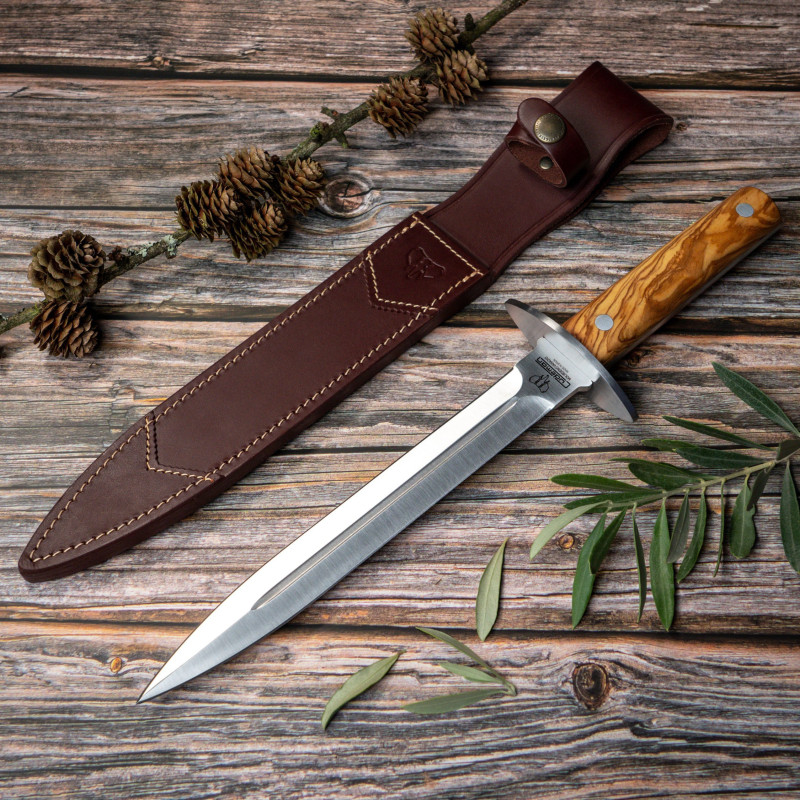 Cudeman 113-L lovački fiksni nož | maslina | 37cm Cudeman 113-L lovački fiksni nož | maslina | 37cm