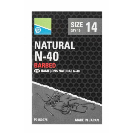 Preston Natural N-40 udice | 15kom