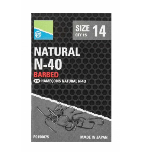 Preston Natural N-40 udice | 15kom