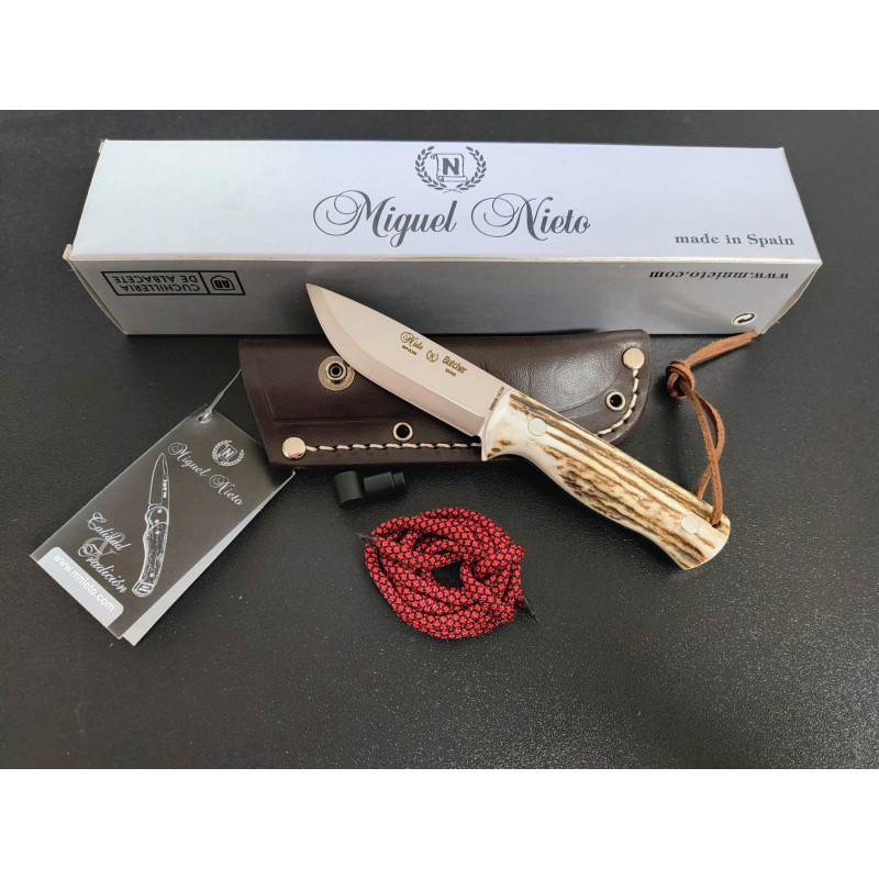 M. Nieto Butcher Mini lovački fiksni nož | jelenji rog | 16.5cm