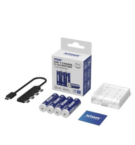 XTAR AA set punjivih baterija (1,5V Li-ion USB-C)
