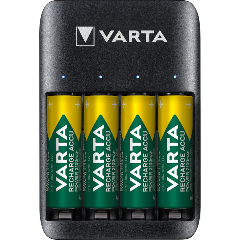 VARTA Ni-MH Quatro punjač + 4 punjive baterije 2100 mAh