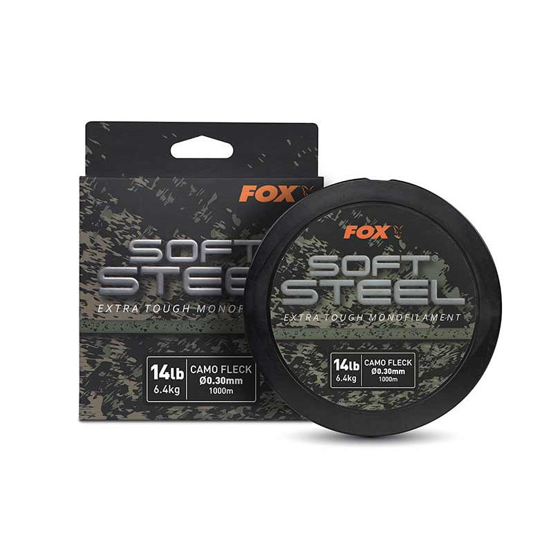Fox Soft STEEL CAMO najlon | 1000m