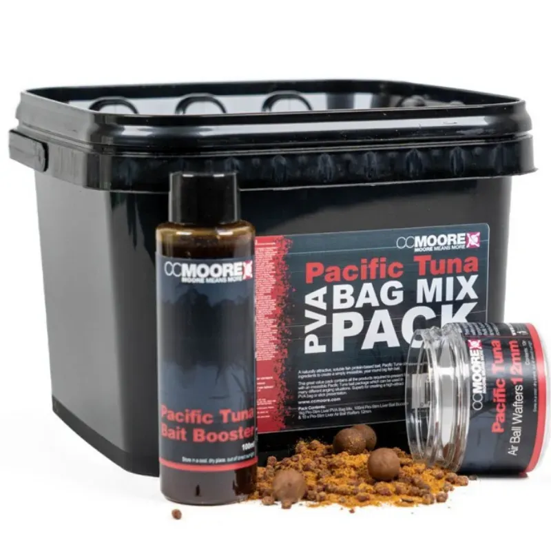 CC MOORE pacific tuna PVA bag mix pack | 1kg CC MOORE pacific tuna PVA bag mix pack | 1kg