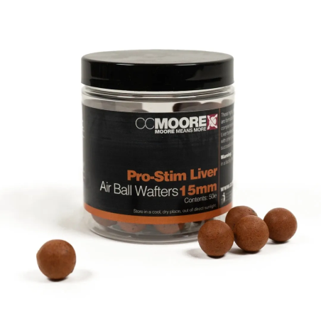 CC MOORE pro-stim liver air ball wafters | 15mm