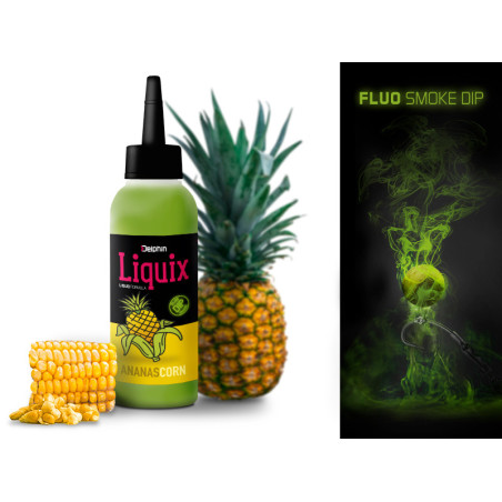 Delphin D SNAX LiquiX fluo smoke DIP | više aroma | 100ml