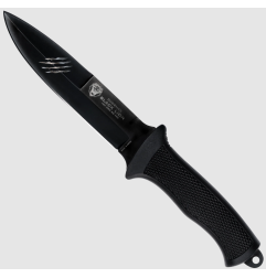 Cudeman BLACK LION Black Rubber Blued fixni nož | 28cm