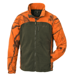 Pinewood lovačka fleece jakna | orange/green