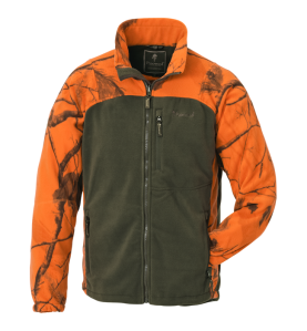 Pinewood lovačka fleece jakna | orange/green