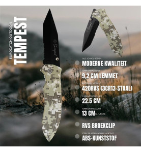 Eurocatch Tempest preklopni nož | 22.5cm